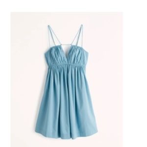 Abercrombie strappy babydoll dress small